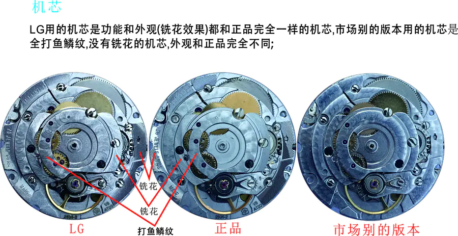 【真假对比】LG浪琴名匠L2.755.4.78.6星期日历双历男表对比原装正品