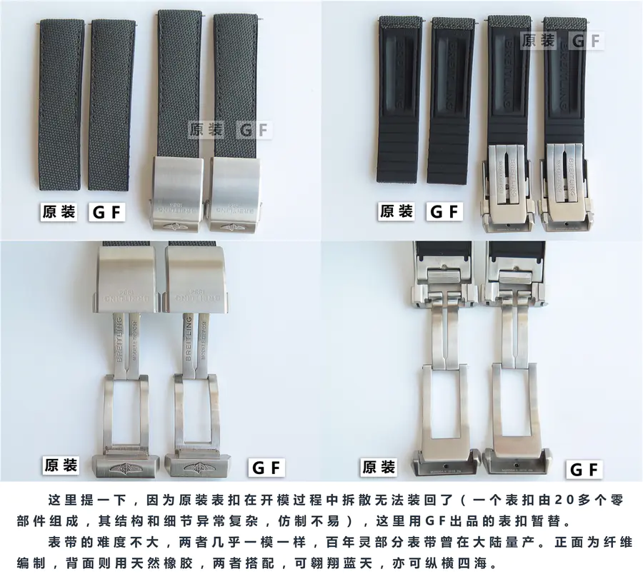 【真假对比】GF百年灵（Avenger Bandit） 复仇者战机VS原装正品