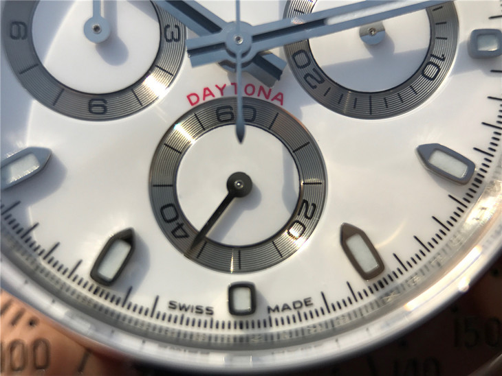 劳力士宇宙计型迪通拿系列116520-78590 白盘腕表(白钢迪)