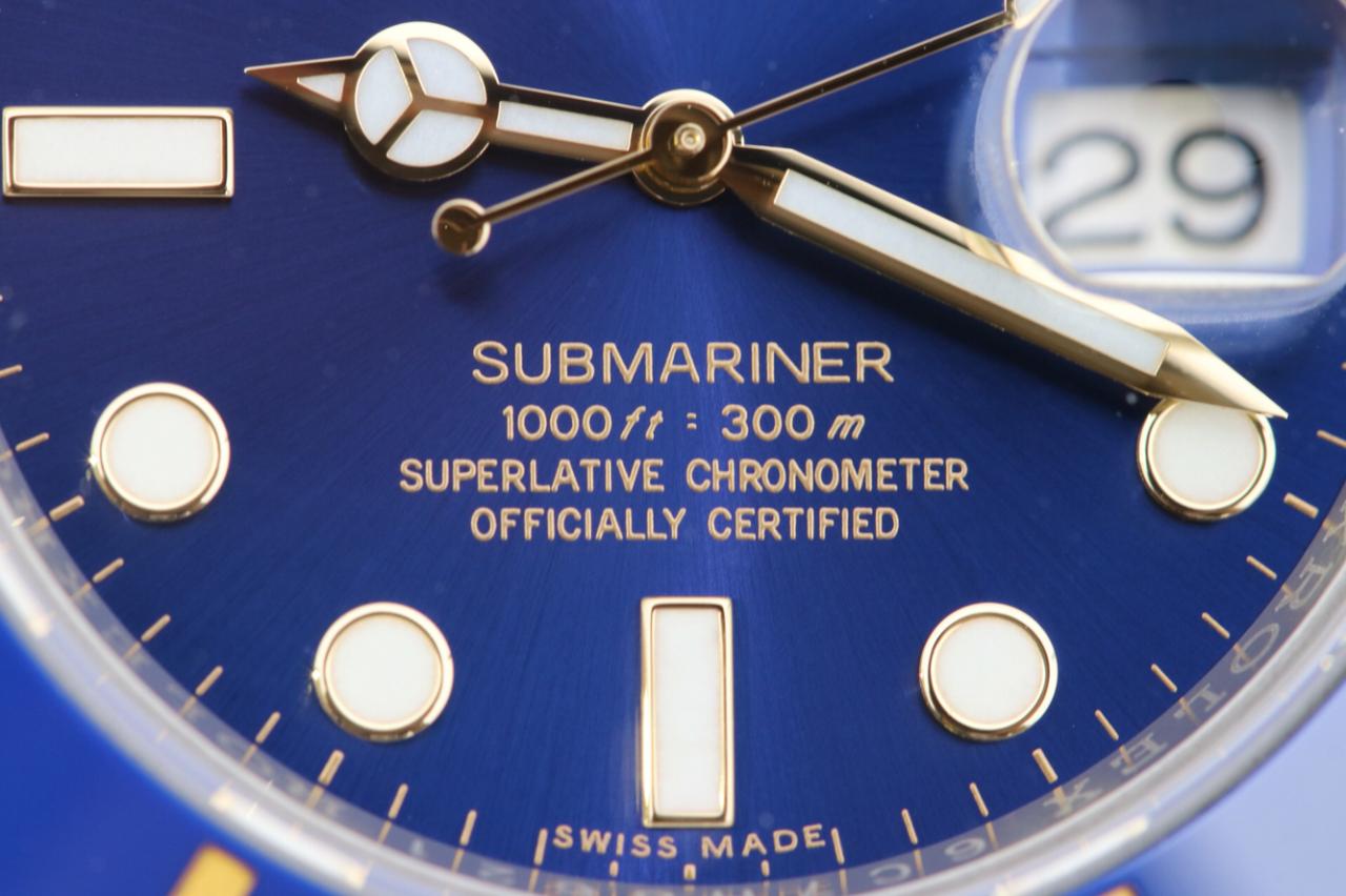 劳力士潜航者型系列116613LB-97203 蓝盘腕表(间金蓝)