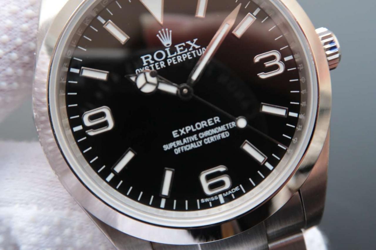 劳力士探险家型系列m214270-0003 黑盘腕表