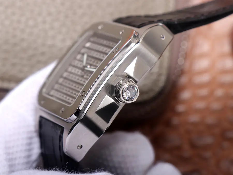 卡地亚山度士系列WM505014腕表  无钻版