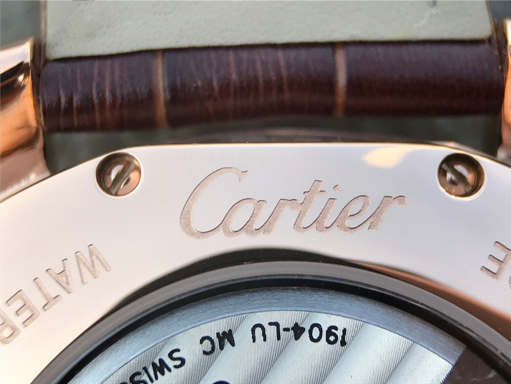 卡地亚DRIVE DE CARTIER 系列WGNM0008腕表 (黑面玫瑰金)