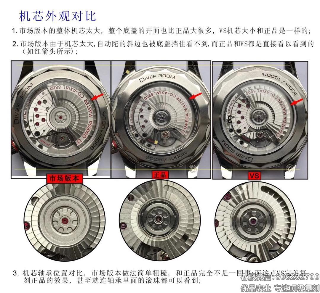 VS厂欧米茄海马300米系列V2版升级亮点鉴赏