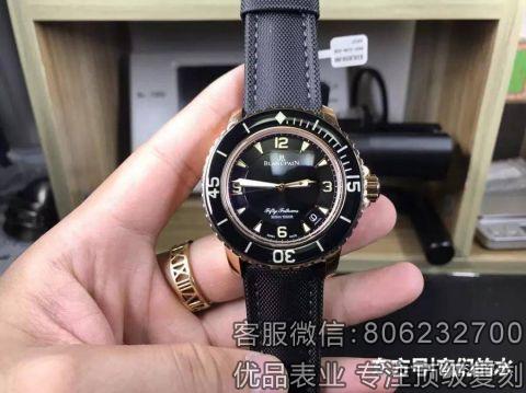 测评:ZF厂宝珀五十噚5015-3630-52A玫瑰金版复刻表