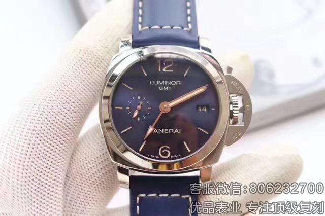 测评:妩媚蓝色VS厂沛纳海PAM688复刻表