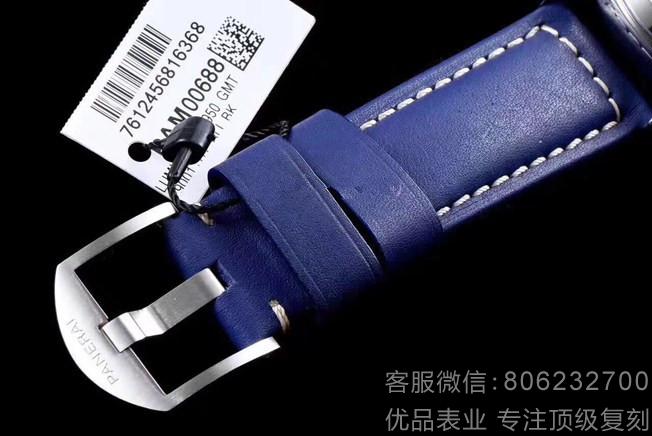 测评:妩媚蓝色VS厂沛纳海PAM688复刻表