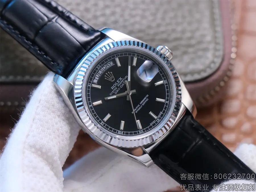 劳力士一比一复刻星期日历型手表