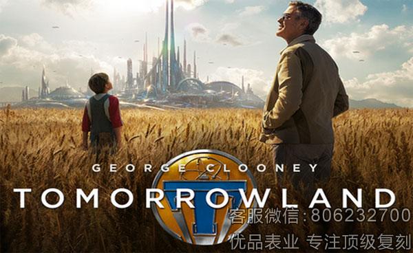 乔治·克鲁尼佩戴复古欧米茄拍摄《明日世界》