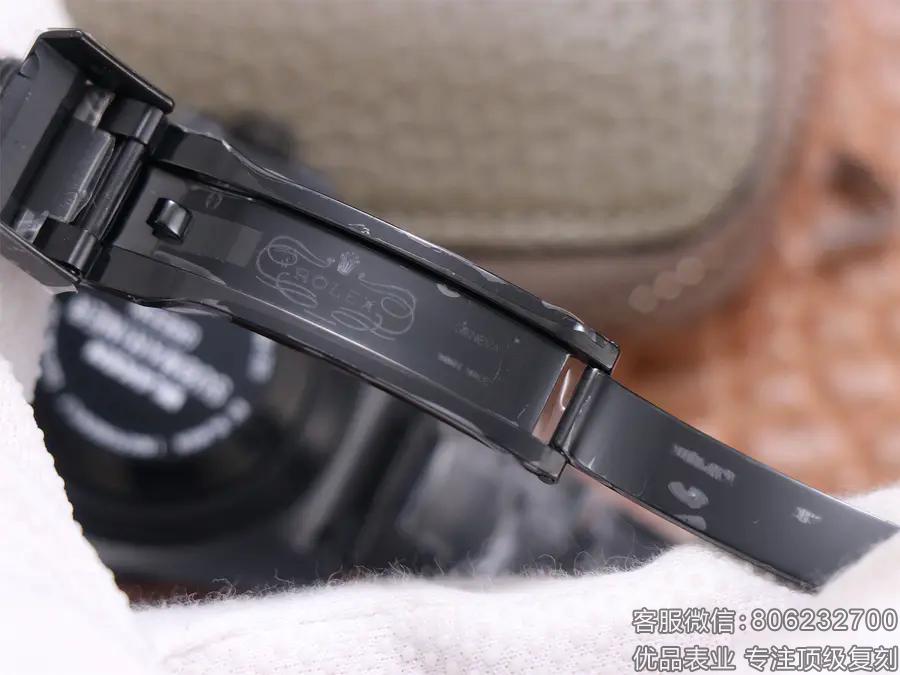 广州复刻劳力士黑水鬼潜航者BLAKEN官方同款曜黑版