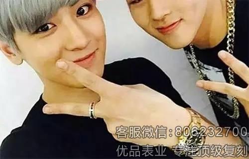 EXO和BigBang 必备金灿灿的劳力士