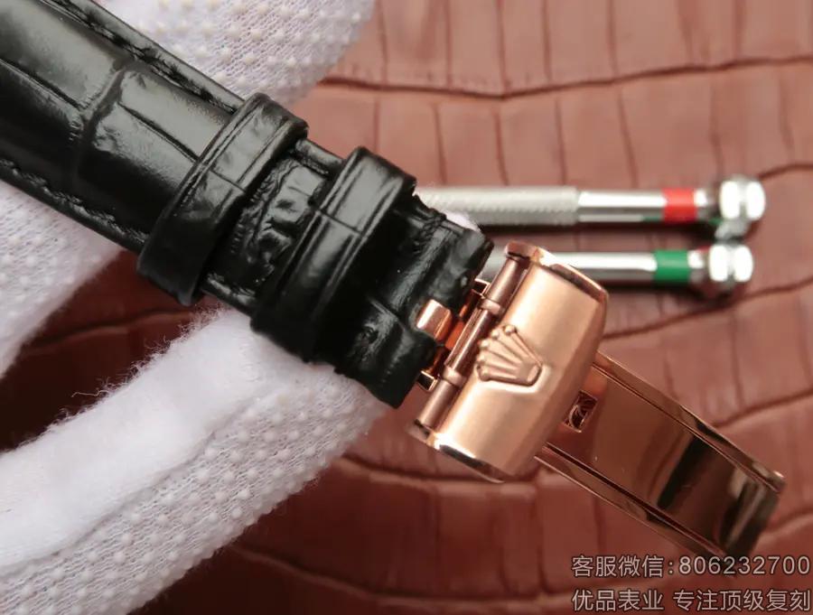 高仿劳力士星期日历型男士手表 118135-L(FC)铑白盘腕表
