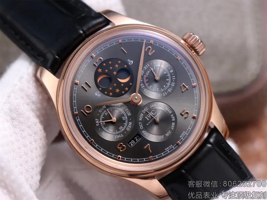 IWC万国表葡萄牙系列真万年历IW503404复刻万年历自动机械表