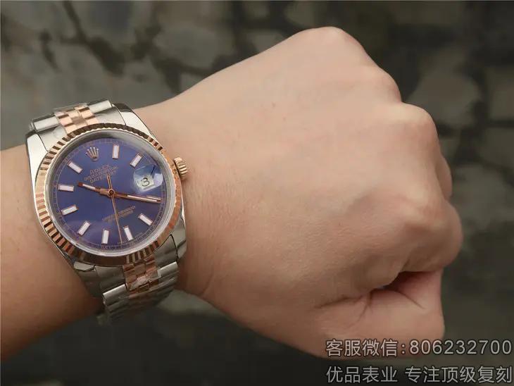 劳力士日志最新复刻手表 36MM机械男女都可以配戴