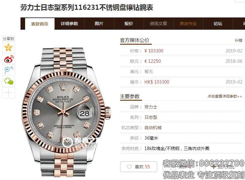 一比一精仿劳力士日历型腕表