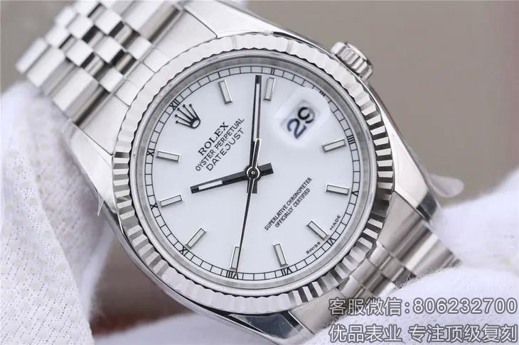 香港精仿劳力士全自动手表DATEJUST副本36mm直径
