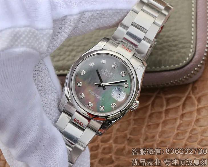 复刻手表1比1劳力士日志型36MM 三珠链表带