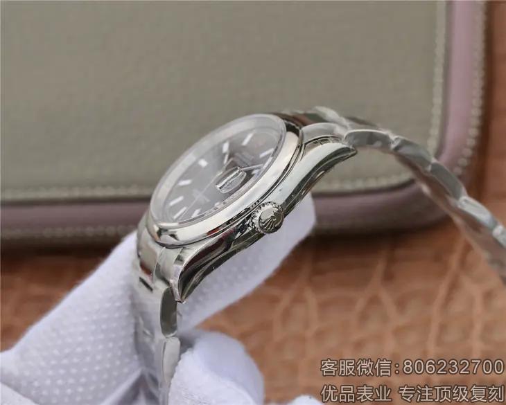 劳力士手表复刻最高版本N厂日志型904L精钢腕表