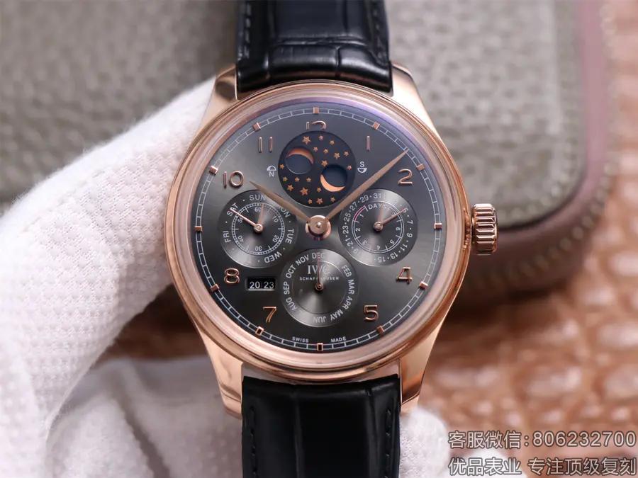 IWC万国表葡萄牙系列真万年历IW503404复刻万年历自动机械表