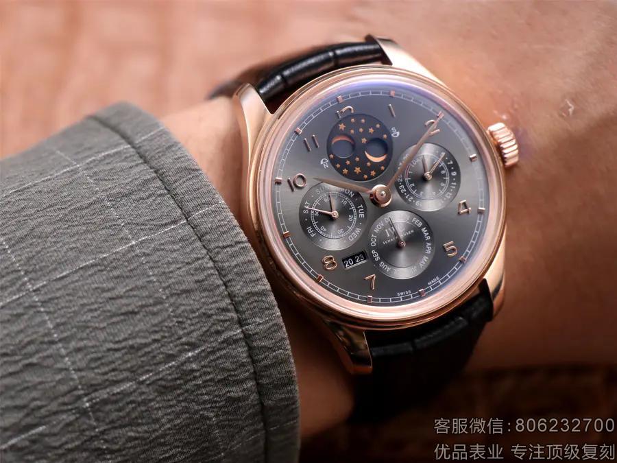IWC万国表葡萄牙系列真万年历IW503404复刻万年历自动机械表