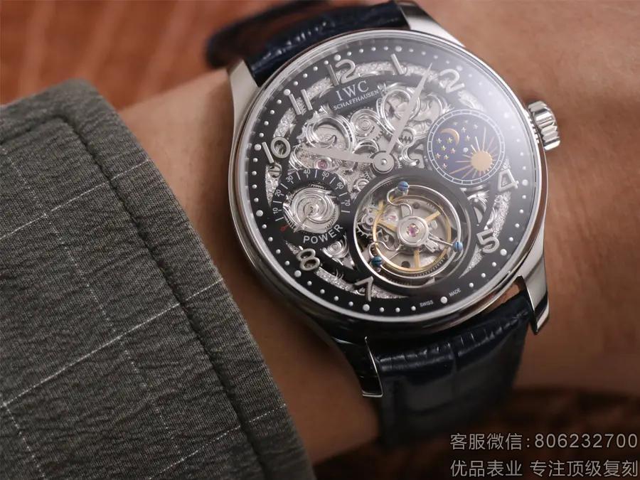 万国陀飞轮月相表复刻高仿IWC葡萄牙陀飞轮腕表
