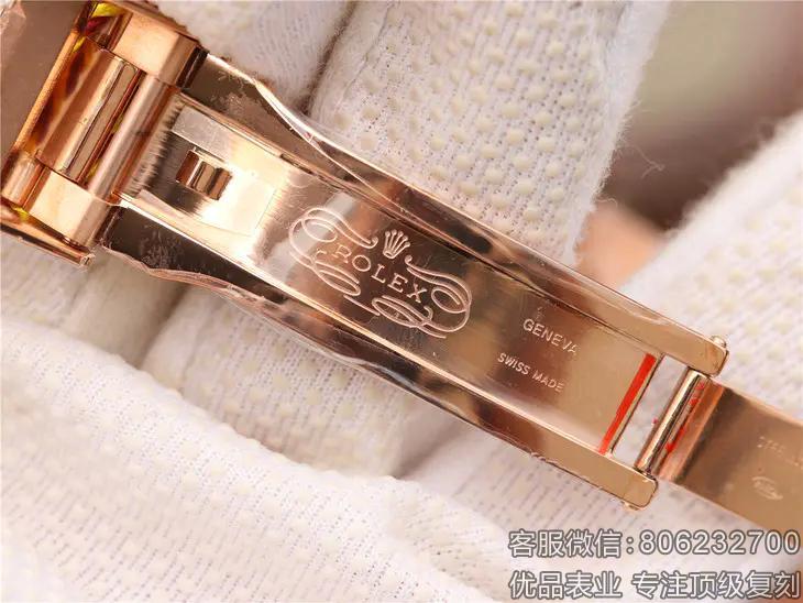 劳力士宇宙计型迪通拿高仿全玫瑰金男表