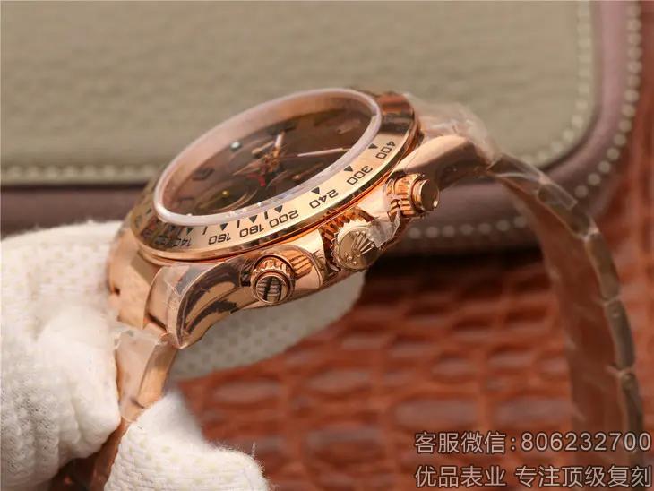 高仿迪通拿最好的版本N厂一比一复刻全金咖啡面手表