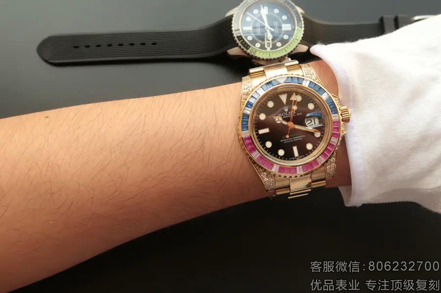 N厂劳力士复刻版格林尼治型II系列116758 SAru-78208腕表