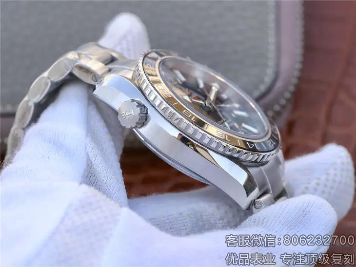 一比一复刻欧米茄海马系列232.30.44.22.01.001GMT腕表 直径43.5mm