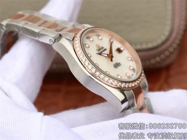 欧米茄高仿海马女表系列 220.25.34.20.55.001 自动机械女表