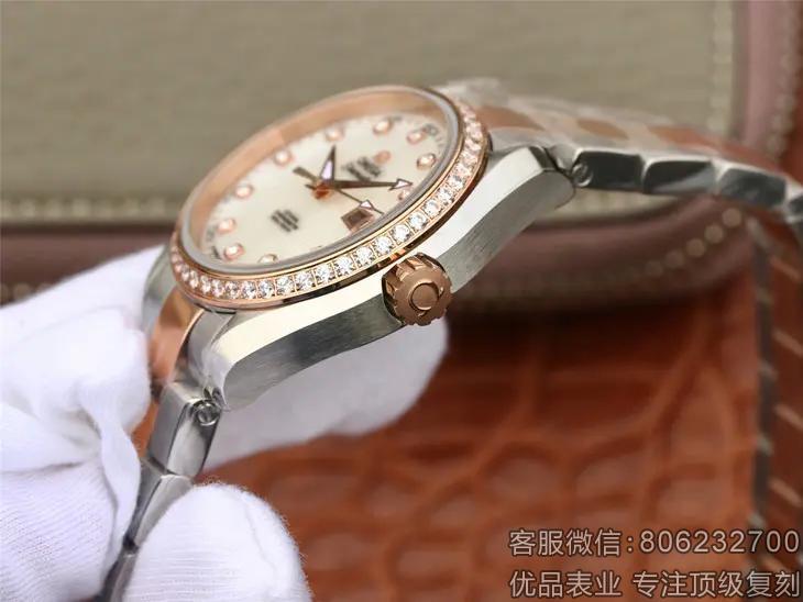 欧米茄高仿海马女表系列 220.25.34.20.55.001 自动机械女表