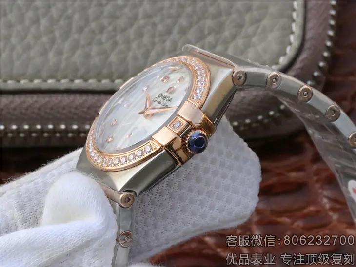 复刻一比一欧米茄星座系列123.25.24.60.55.012石英女表