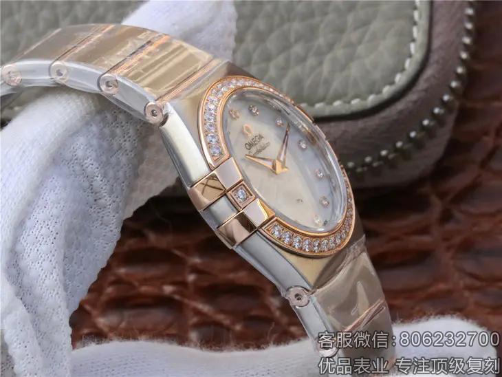 复刻一比一欧米茄星座系列123.25.24.60.55.012石英女表