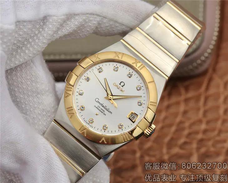 一比一精仿欧米茄星座系列123.20.38.21.52.002 机械男表