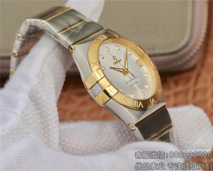 一比一精仿欧米茄星座系列123.20.38.21.52.002 机械男表