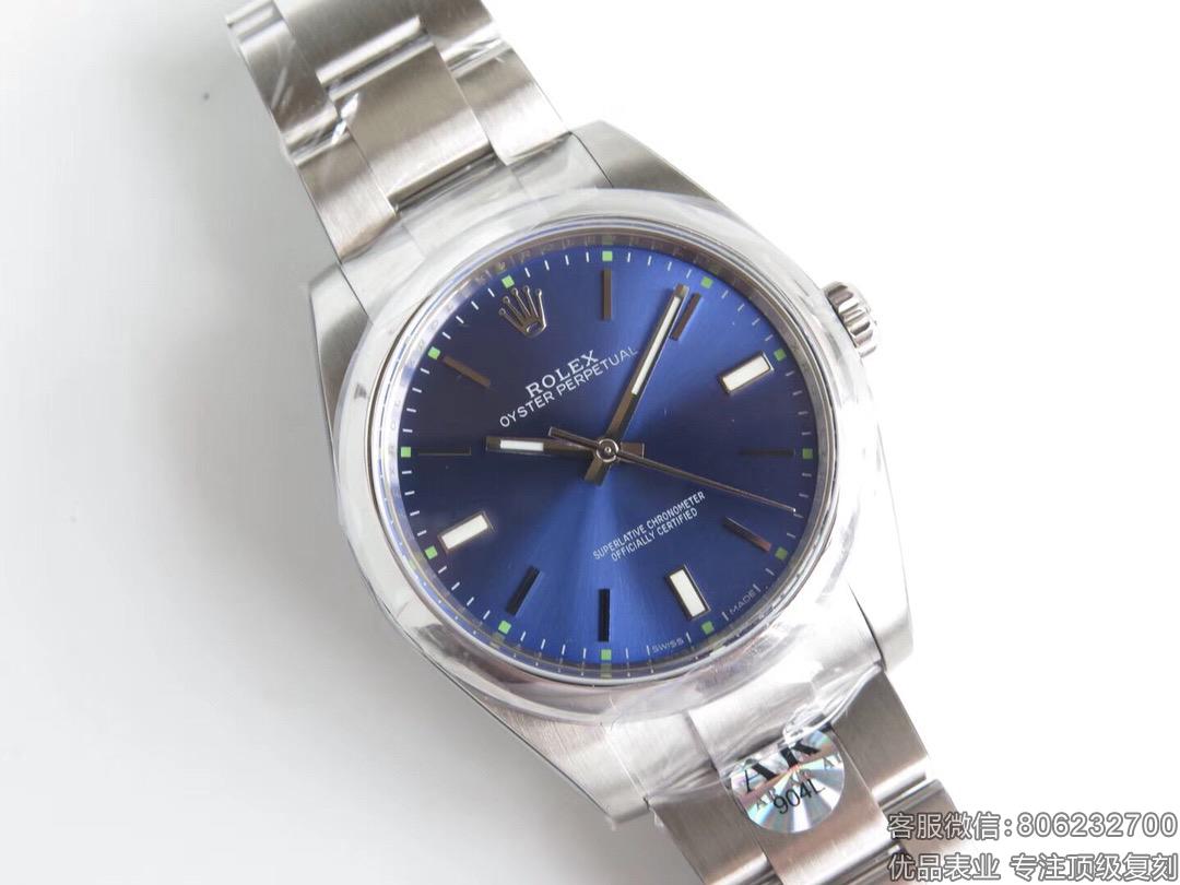 瑞士劳力士精仿rolex蚝式恒动系列m114300-0003腕表