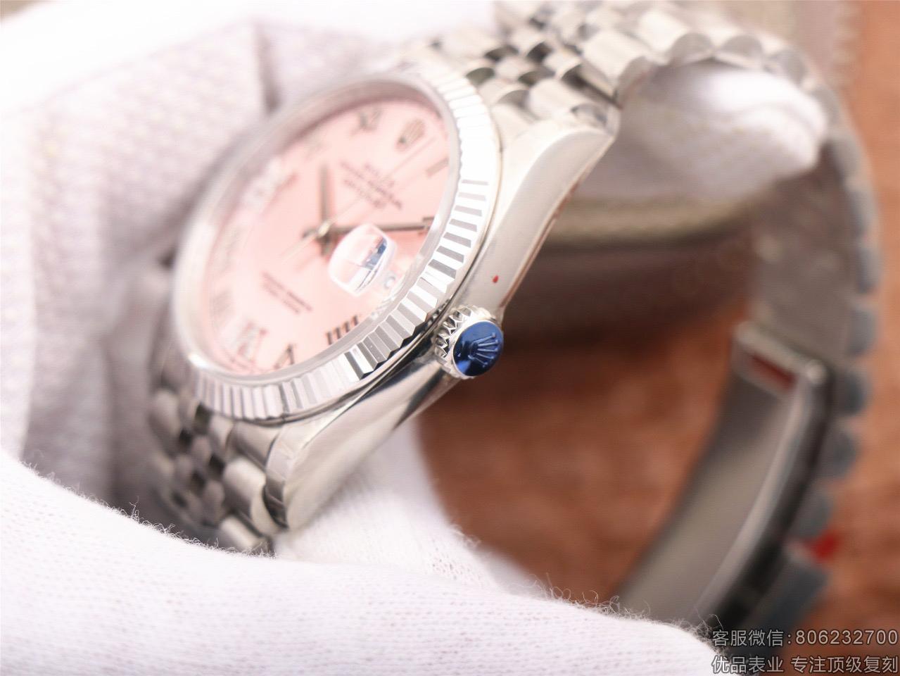 劳力士日志型手表粉盘复刻 中性手表推荐款式