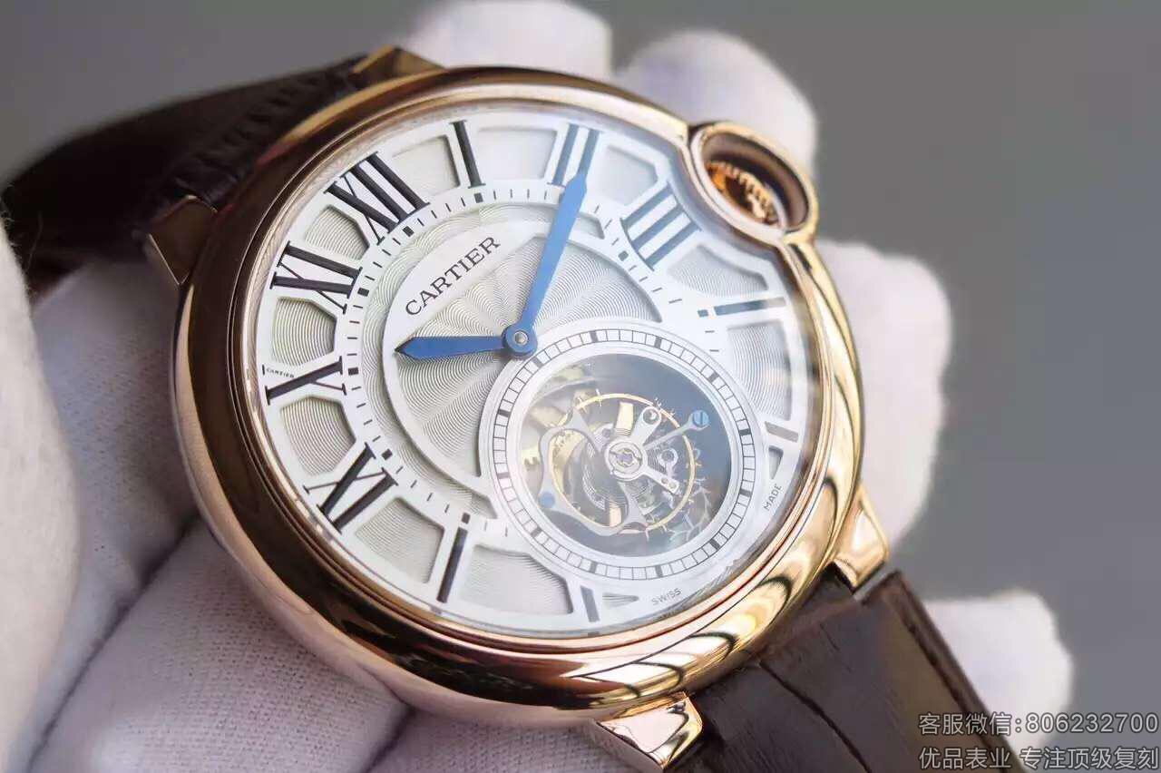 高仿卡地亚手包，一比一高仿卡地亚蓝气球机械表