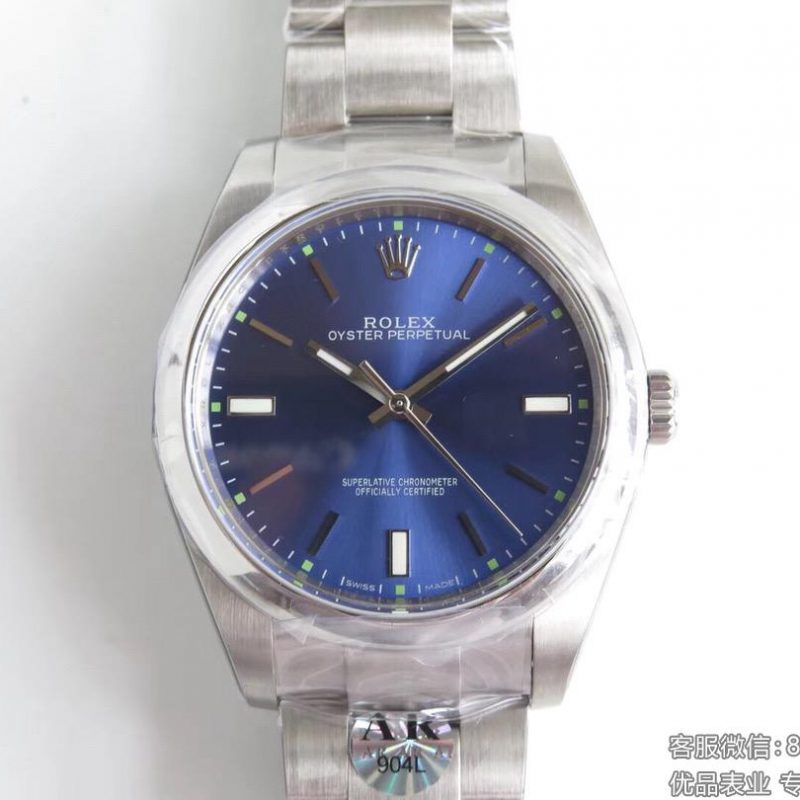 瑞士劳力士精仿rolex蚝式恒动系列m114300-0003腕表