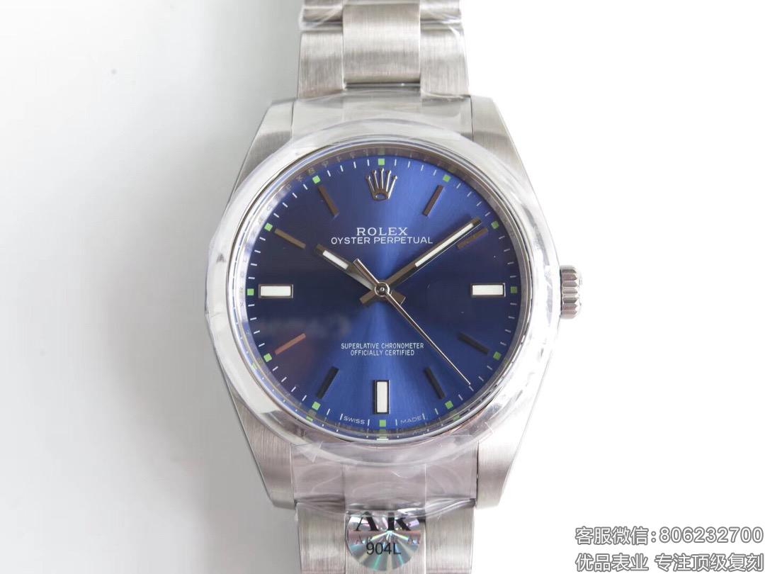 瑞士劳力士精仿rolex蚝式恒动系列m114300-0003腕表