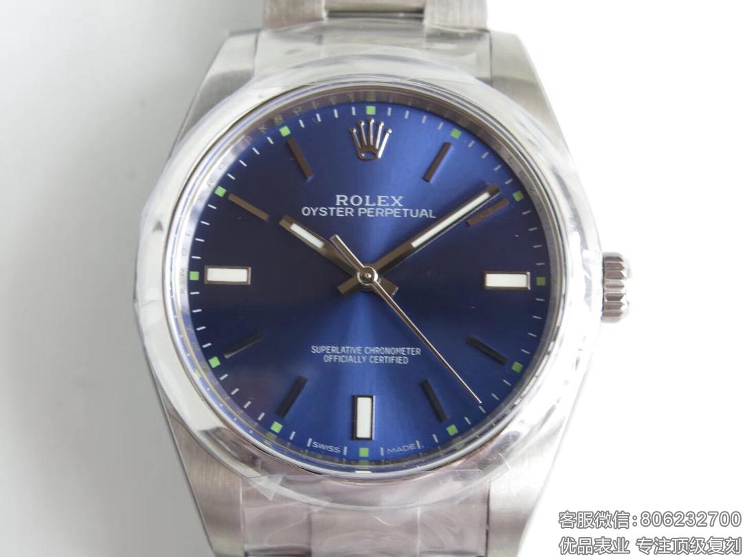 瑞士劳力士精仿rolex蚝式恒动系列m114300-0003腕表