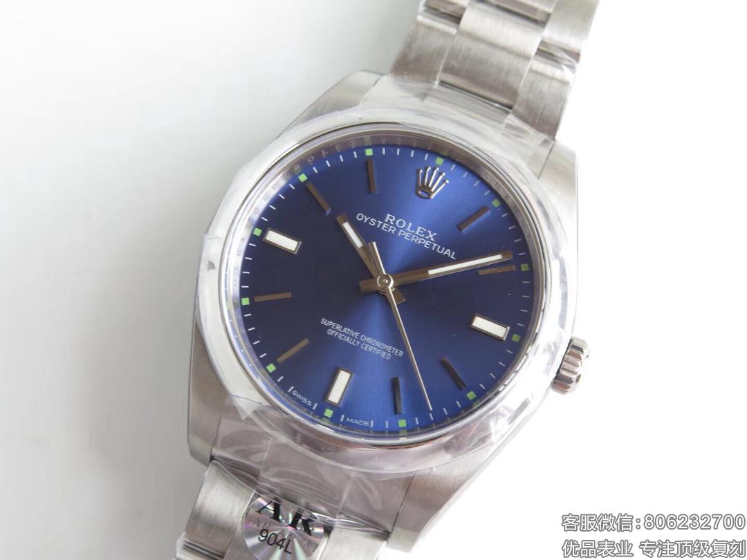 瑞士劳力士精仿rolex蚝式恒动系列m114300-0003腕表