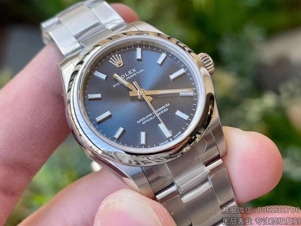 rolex高仿劳力士蚝式恒动系列31MM新款机械女表