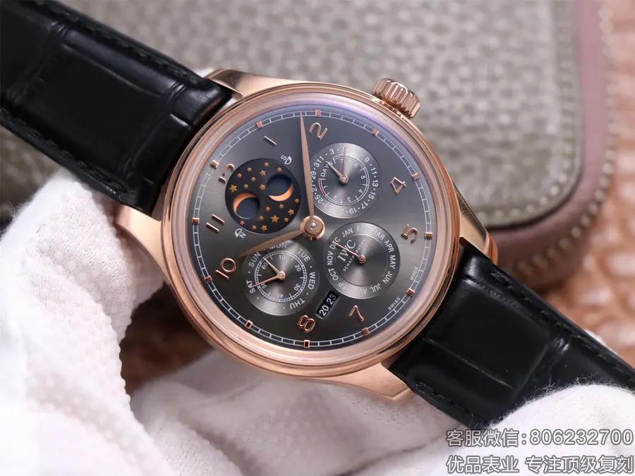IWC万国表葡萄牙系列真万年历IW503404复刻万年历自动机械表