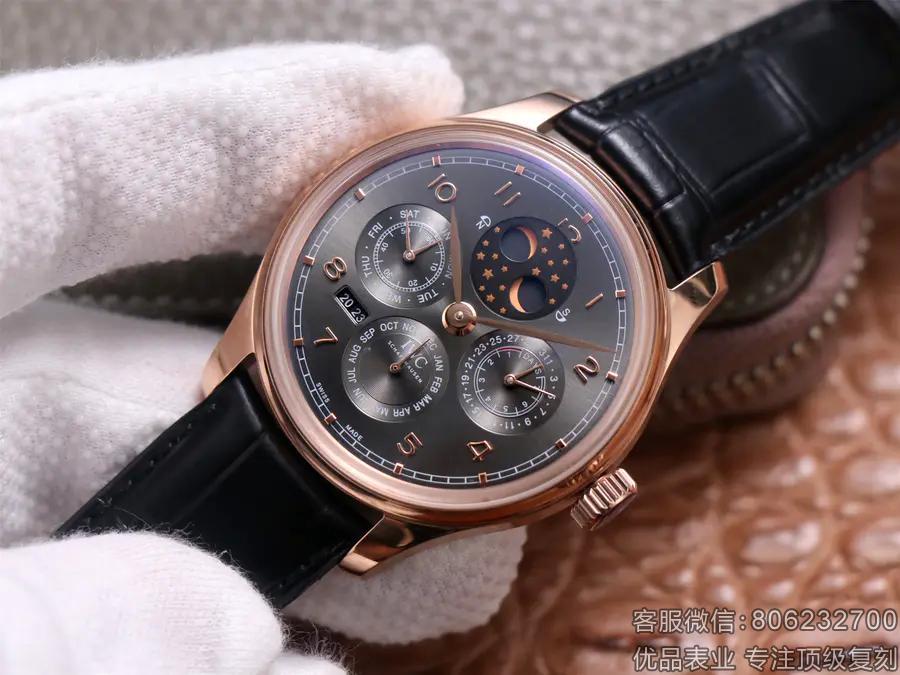 IWC万国表葡萄牙系列真万年历IW503404复刻万年历自动机械表
