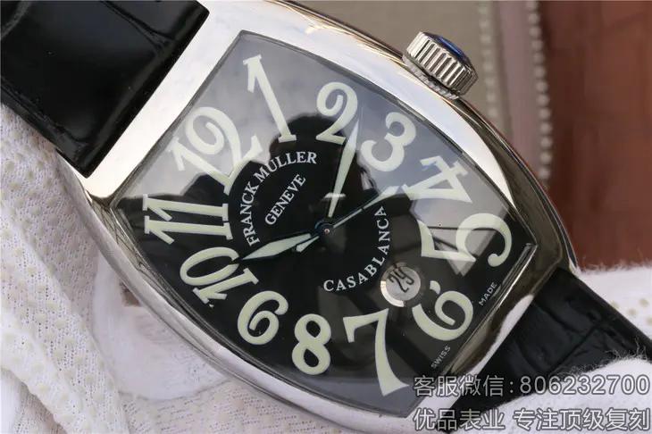 高仿法穆兰手表价格及图片 Casablanca系列机械男表