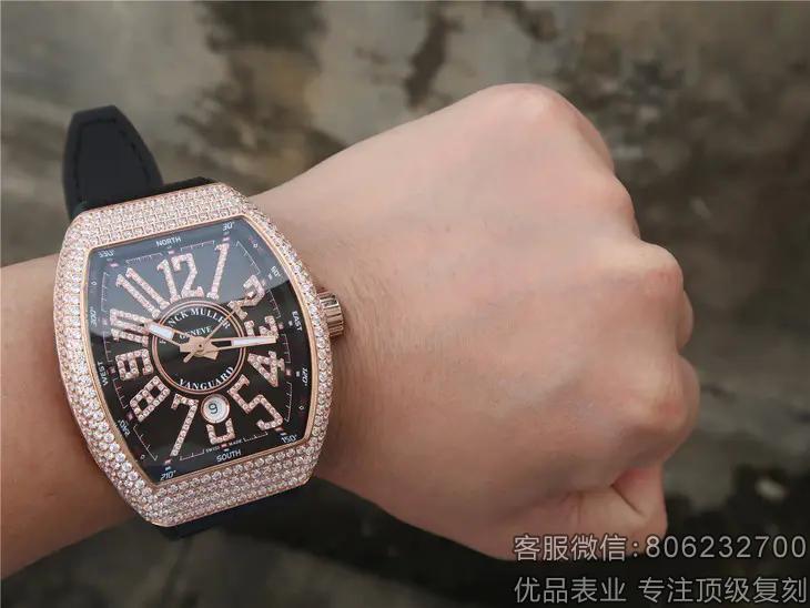 ABF顶级复刻法兰克穆勒 ​Vanguard系列满天星机械男表