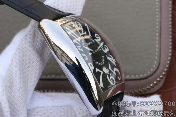 高仿法穆兰手表价格及图片 Casablanca系列机械男表