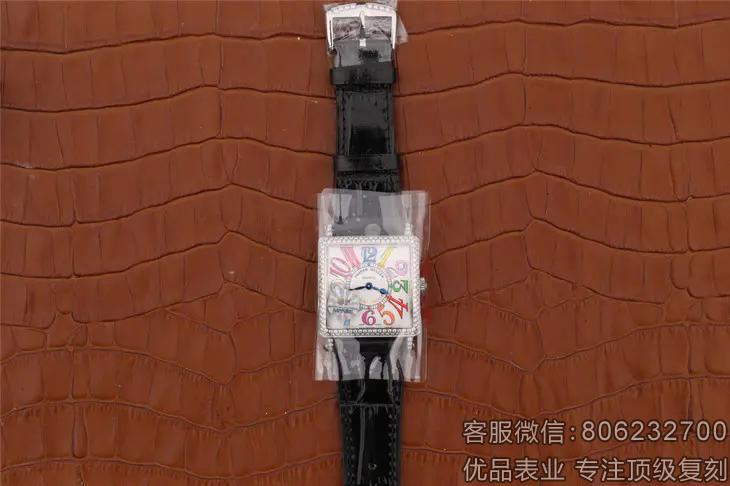 顶级复刻法穆兰MASTER SQUARE系列6002 M QZ女士石英腕表