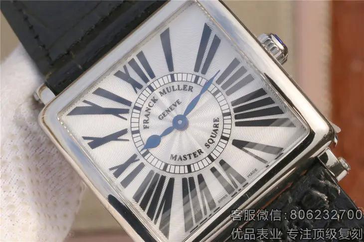 顶级精仿法兰克穆勒6002 M QZ R原装1：1开模采用与正品一模一样的瑞士原装Ronda石英机芯